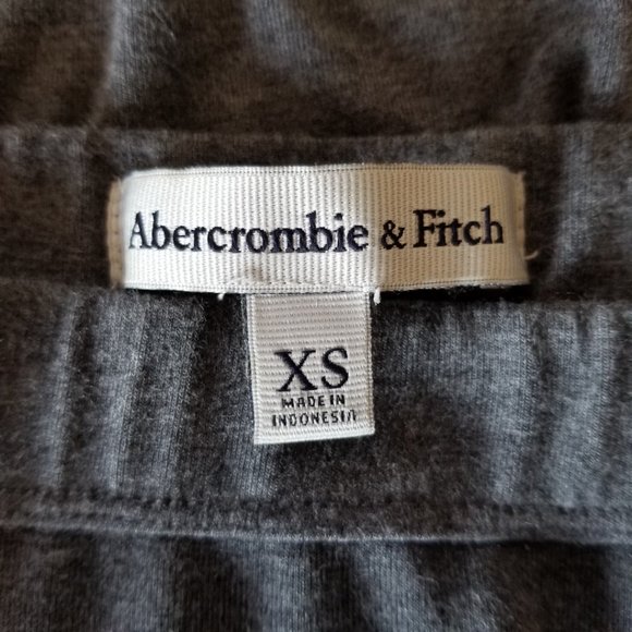 ABERCROMIBIE Heather Grey Soft Stretch Maxi Skirt S - Picture 9 of 9